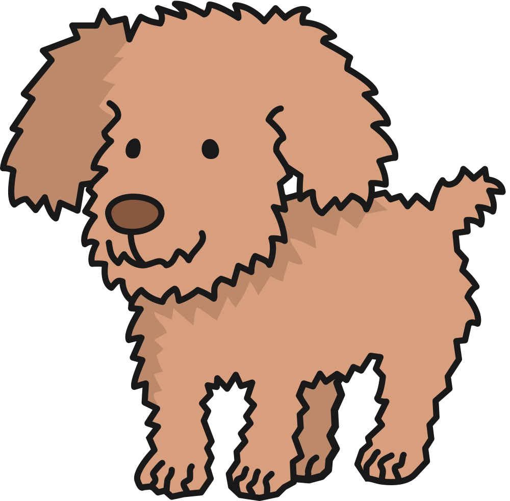 cartoon toy poodle